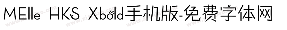 MElle HKS Xbold手机版字体转换